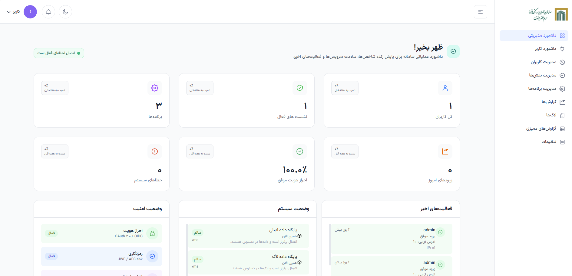 Omran Razavi - Single Sign-On (SSO) & Identity Management Platform